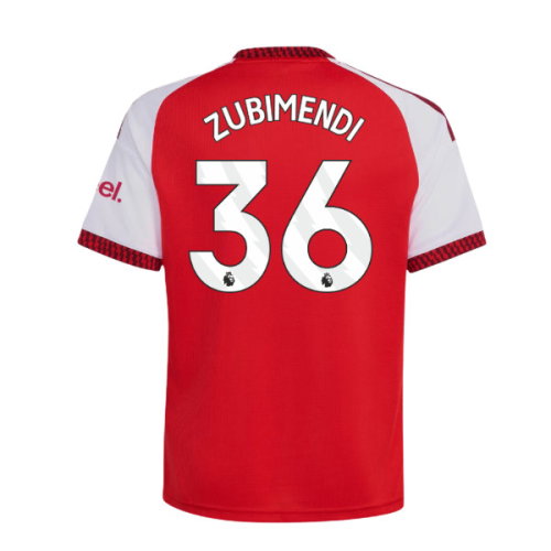 2026-2027 Arsenal Home Shirt (Kids) (Zubimendi 36)