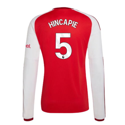 2026-2027 Arsenal Long Sleeve Home Shirt (Hincapie 5)