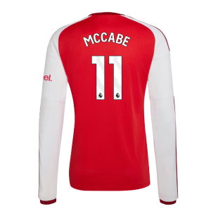 2026-2027 Arsenal Long Sleeve Home Shirt (McCabe 11)