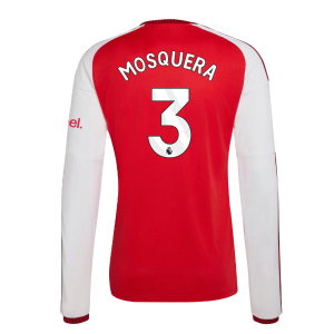 2026-2027 Arsenal Long Sleeve Home Shirt (Mosquera 3)