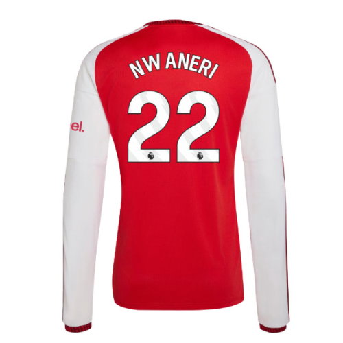2026-2027 Arsenal Long Sleeve Home Shirt (Nwaneri 22)