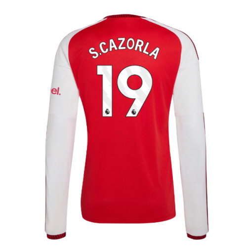2026-2027 Arsenal Long Sleeve Home Shirt (S.Cazorla 19)