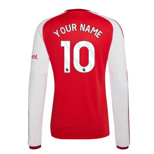 2026-2027 Arsenal Long Sleeve Home Shirt (Your Name)
