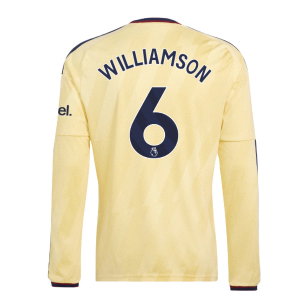 2026-2027 Arsenal Long Sleeve Third Shirt (Williamson 6)