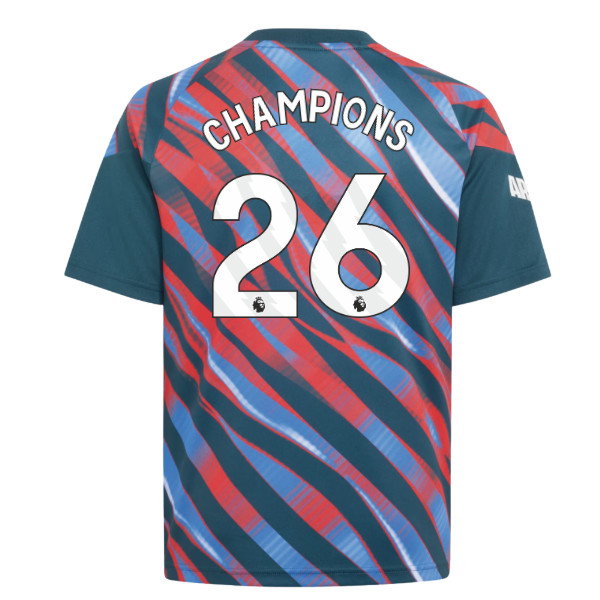 2026-2027 Arsenal Pre-Match Shirt (Utility Green) - Kids (Champions 26)
