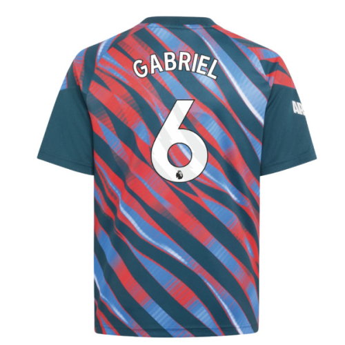 2026-2027 Arsenal Pre-Match Shirt (Utility Green) - Kids (Gabriel 6)