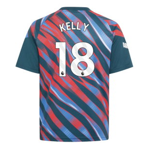 2026-2027 Arsenal Pre-Match Shirt (Utility Green) - Kids (Kelly 18)