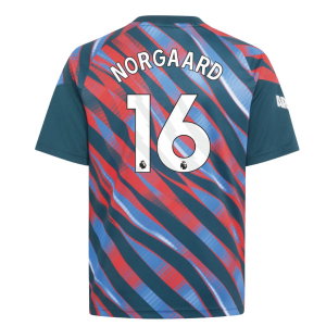 2026-2027 Arsenal Pre-Match Shirt (Utility Green) - Kids (Norgaard 16)