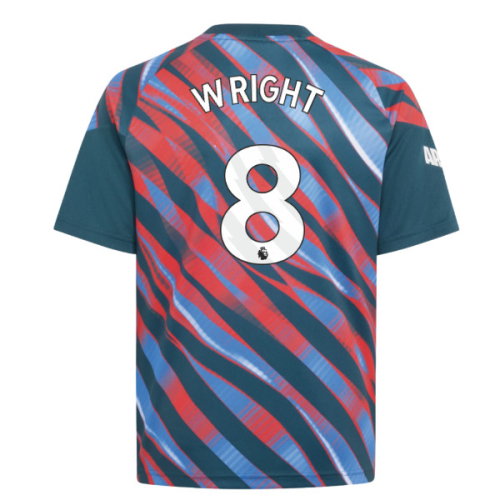2026-2027 Arsenal Pre-Match Shirt (Utility Green) - Kids (Wright 8)