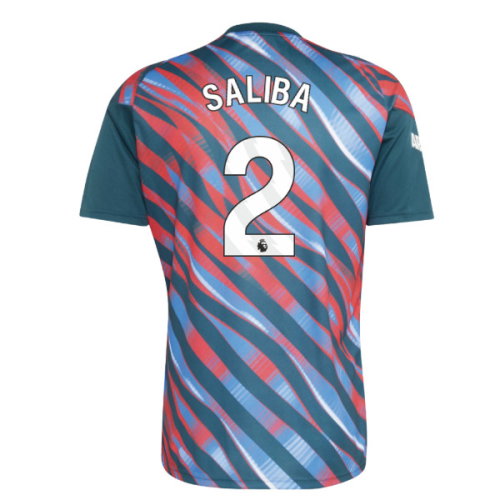 2026-2027 Arsenal Pre-Match Shirt (Utility Green) (Saliba 2)