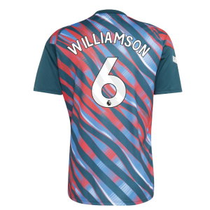 2026-2027 Arsenal Pre-Match Shirt (Utility Green) (Williamson 6)