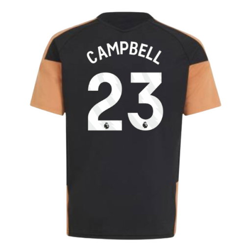 2026-2027 Arsenal Training Jersey (Black) - Kids (Campbell 23)