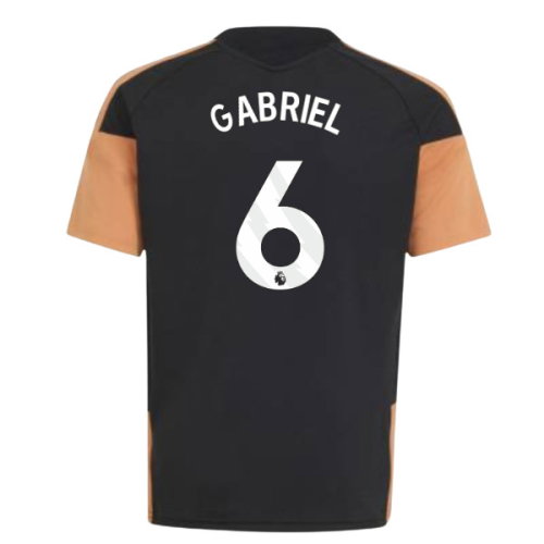 2026-2027 Arsenal Training Jersey (Black) - Kids (Gabriel 6)