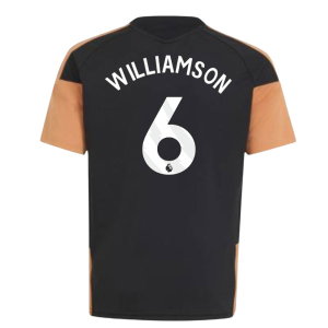 2026-2027 Arsenal Training Jersey (Black) - Kids (Williamson 6)