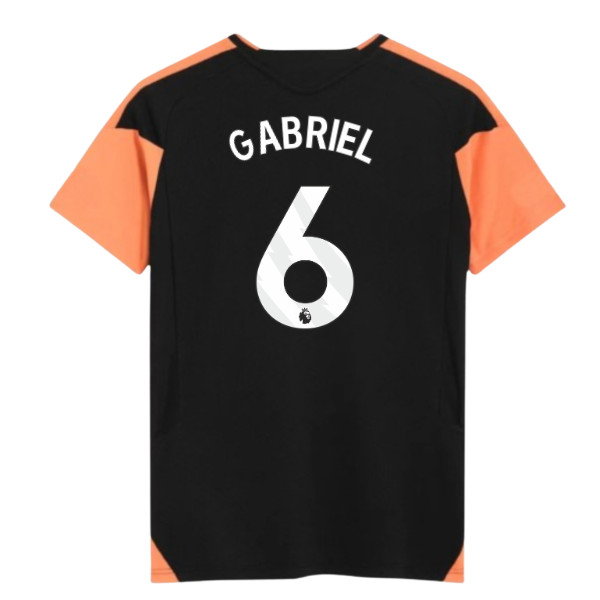 2026-2027 Arsenal Training Jersey (Black) - Womens (Gabriel 6)