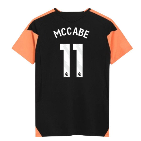 2026-2027 Arsenal Training Jersey (Black) - Womens (McCabe 11)