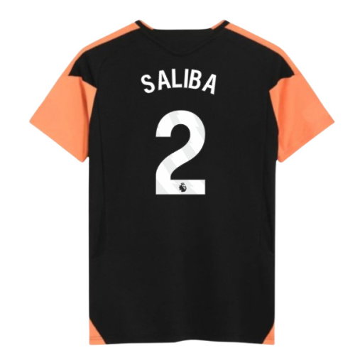 2026-2027 Arsenal Training Jersey (Black) - Womens (Saliba 2)