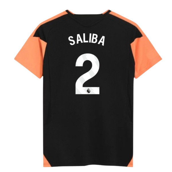 2026-2027 Arsenal Training Jersey (Black) - Womens (Saliba 2)