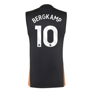 2026-2027 Arsenal Training Sleeveless Jersey (Black) (Bergkamp 10)