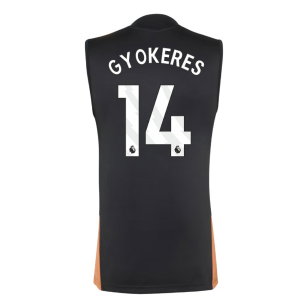 2026-2027 Arsenal Training Sleeveless Jersey (Black) (Gyokeres 14)