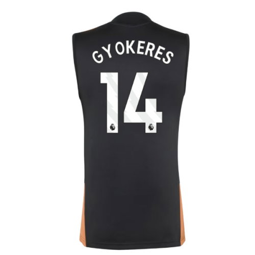 2026-2027 Arsenal Training Sleeveless Jersey (Black) (Gyokeres 14)
