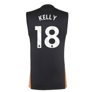 2026-2027 Arsenal Training Sleeveless Jersey (Black) (Kelly 18)