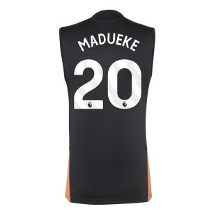 2026-2027 Arsenal Training Sleeveless Jersey (Black) (Madueke 20)