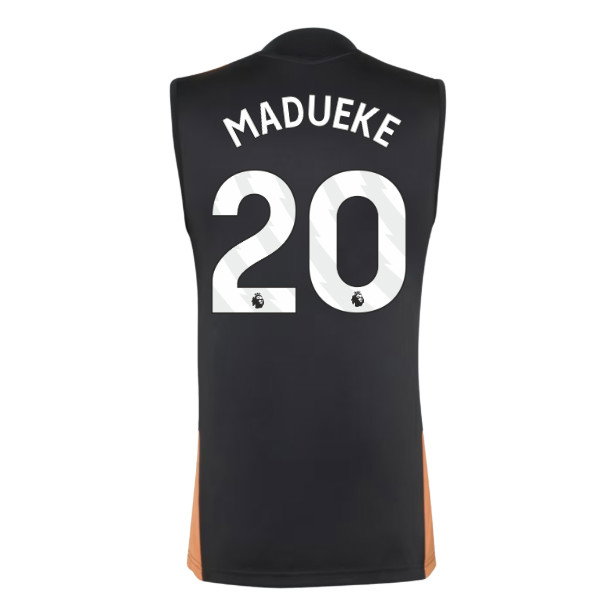 2026-2027 Arsenal Training Sleeveless Jersey (Black) (Madueke 20)