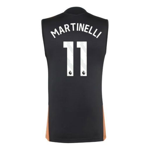 2026-2027 Arsenal Training Sleeveless Jersey (Black) (Martinelli 11)