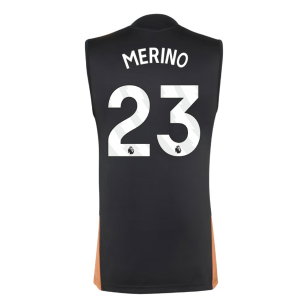 2026-2027 Arsenal Training Sleeveless Jersey (Black) (Merino 23)