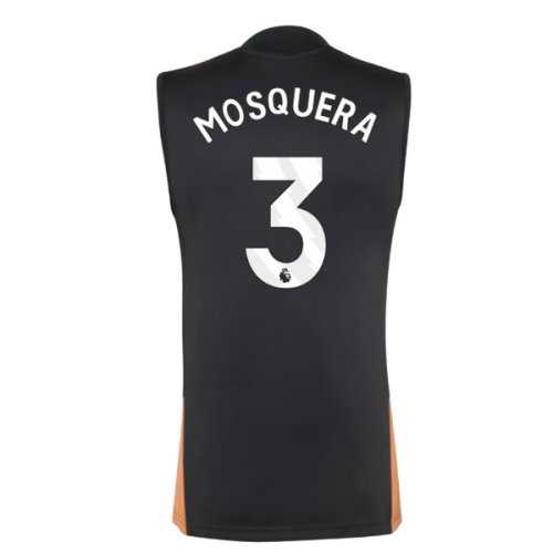 2026-2027 Arsenal Training Sleeveless Jersey (Black) (Mosquera 3)