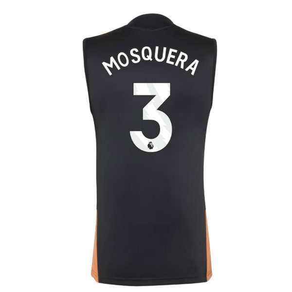 2026-2027 Arsenal Training Sleeveless Jersey (Black) (Mosquera 3)