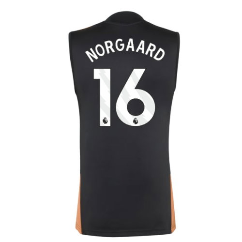 2026-2027 Arsenal Training Sleeveless Jersey (Black) (Norgaard 16)