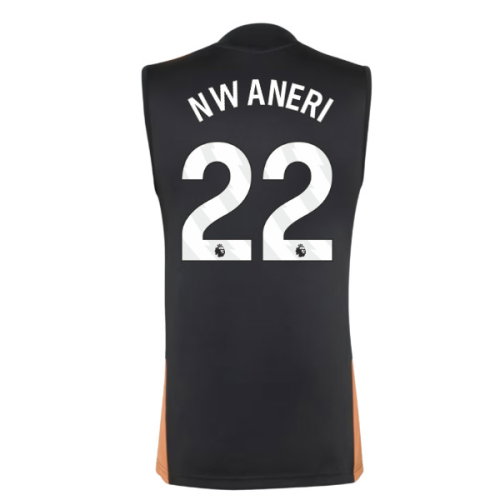 2026-2027 Arsenal Training Sleeveless Jersey (Black) (Nwaneri 22)