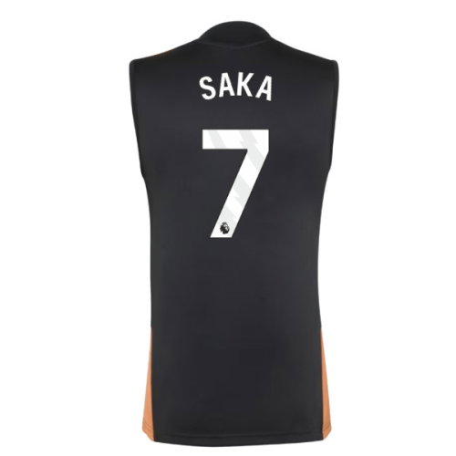 2026-2027 Arsenal Training Sleeveless Jersey (Black) (Saka 7)