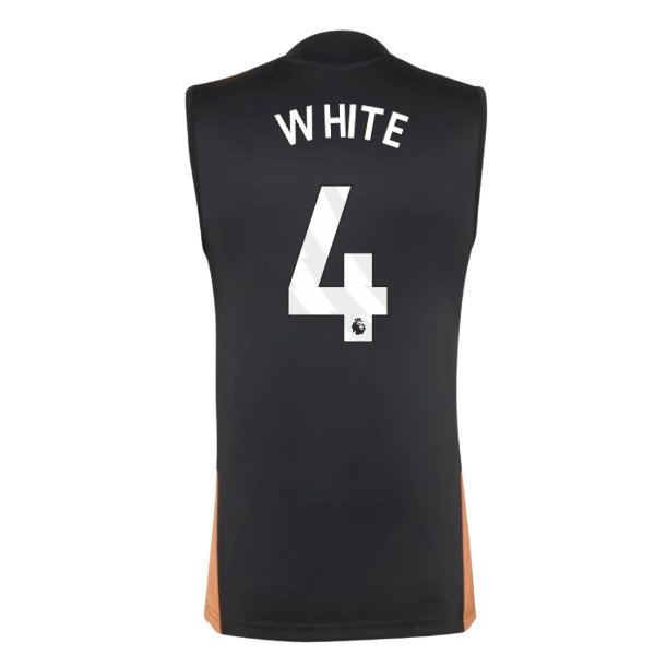2026-2027 Arsenal Training Sleeveless Jersey (Black) (White 4)