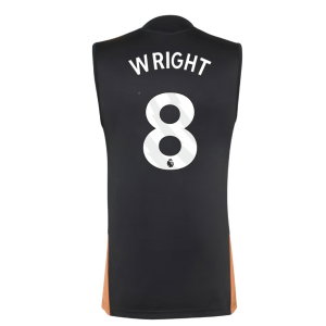 2026-2027 Arsenal Training Sleeveless Jersey (Black) (Wright 8)