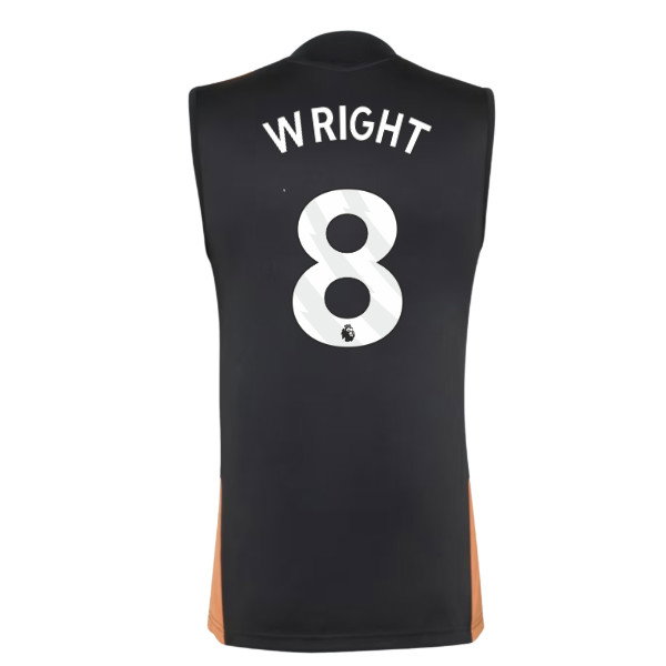 2026-2027 Arsenal Training Sleeveless Jersey (Black) (Wright 8)