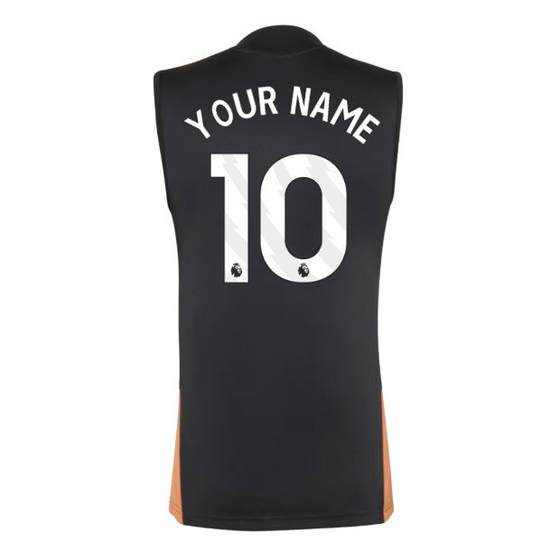 2026-2027 Arsenal Training Sleeveless Jersey (Black) (Your Name)