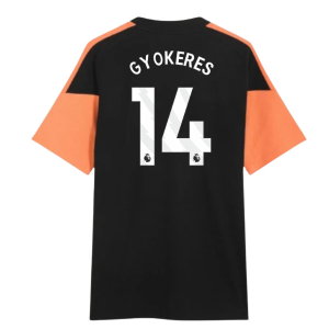 2026-2027 Arsenal Training Tee (Black) (Gyokeres 14)
