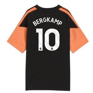 2026-2027 Arsenal Training Tee (Black) - Kids (Bergkamp 10)