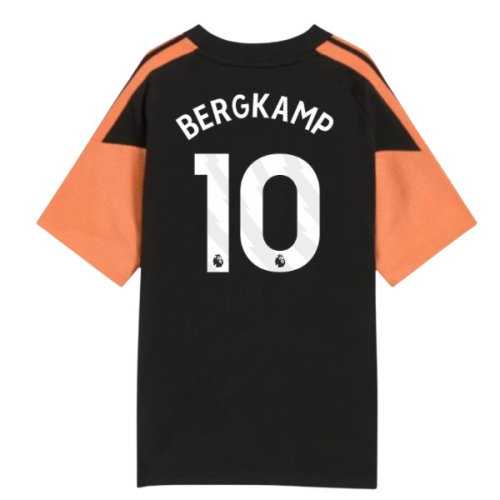 2026-2027 Arsenal Training Tee (Black) - Kids (Bergkamp 10)