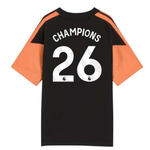 2026-2027 Arsenal Training Tee (Black) - Kids (Champions 26)