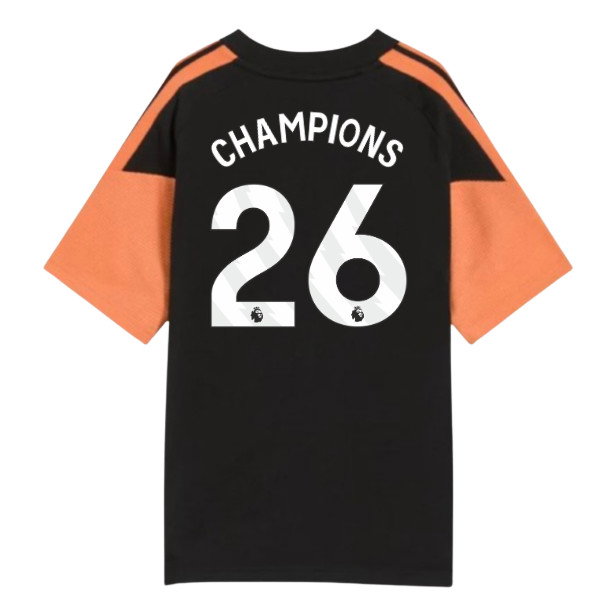 2026-2027 Arsenal Training Tee (Black) - Kids (Champions 26)