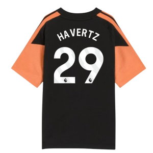 2026-2027 Arsenal Training Tee (Black) - Kids (Havertz 29)