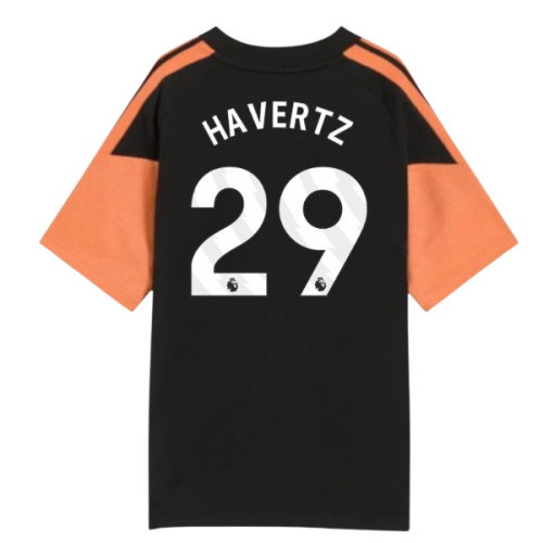 2026-2027 Arsenal Training Tee (Black) - Kids (Havertz 29)