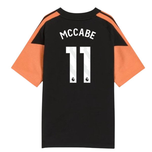 2026-2027 Arsenal Training Tee (Black) - Kids (McCabe 11)