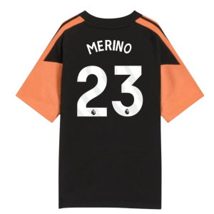 2026-2027 Arsenal Training Tee (Black) - Kids (Merino 23)