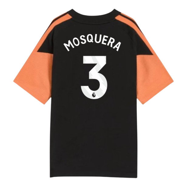 2026-2027 Arsenal Training Tee (Black) - Kids (Mosquera 3)