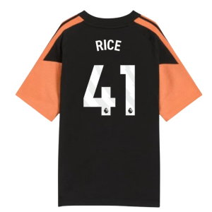 2026-2027 Arsenal Training Tee (Black) - Kids (Rice 41)